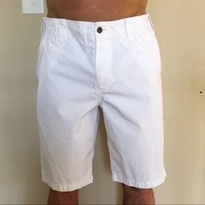 Men’s white Express shorts 34